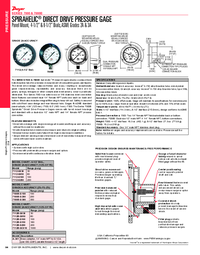 Thumbnail of document Data Sheet - 7000B Spirahelic Direct Drive Pressure Gage